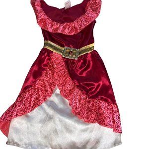 Jakks  Disney Princess Elena of Avalor Girls Red Dress Up Costume 4-6X